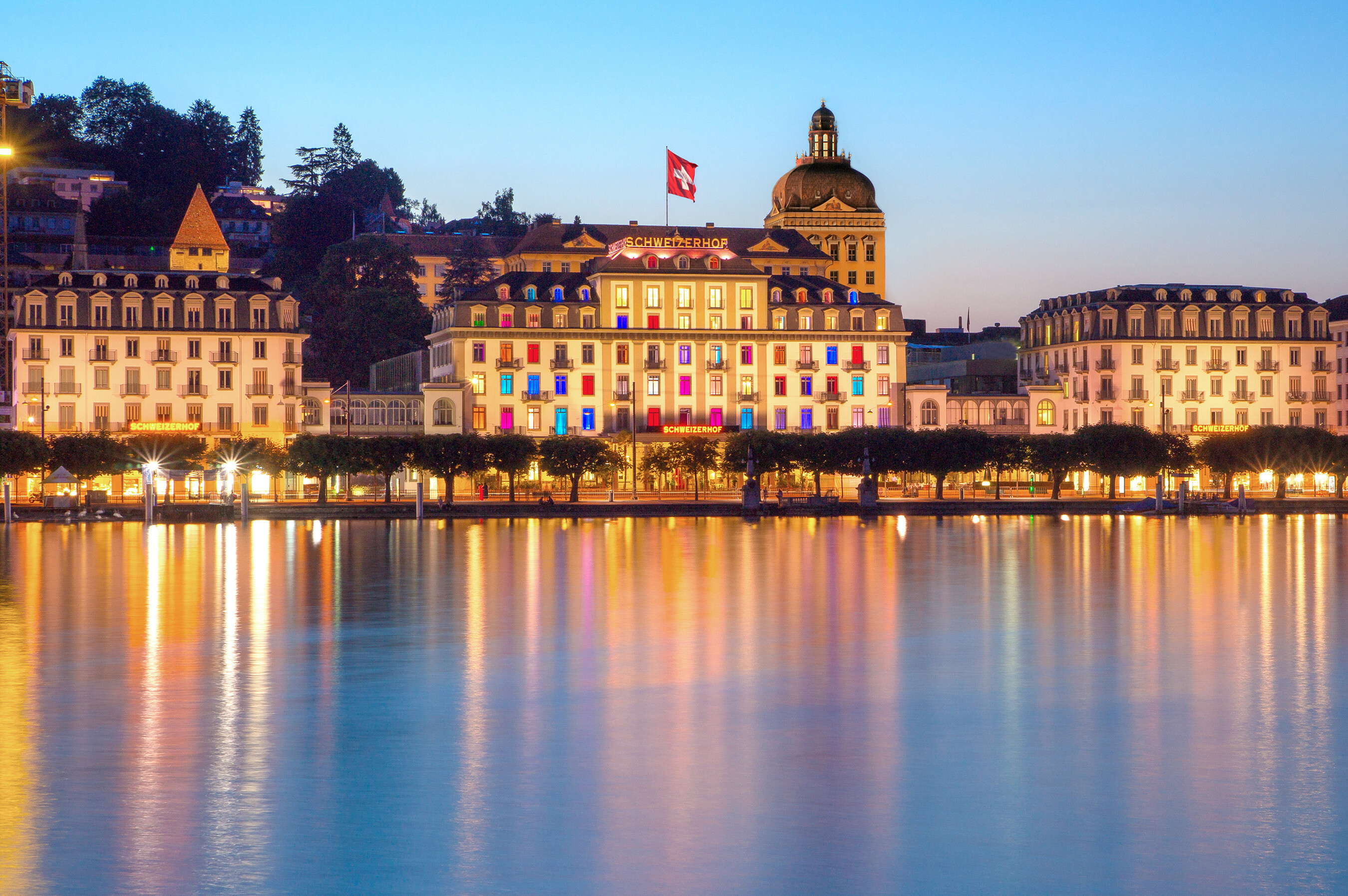 <p>Best location in the<br
/>City of Lights Lucerne</p>