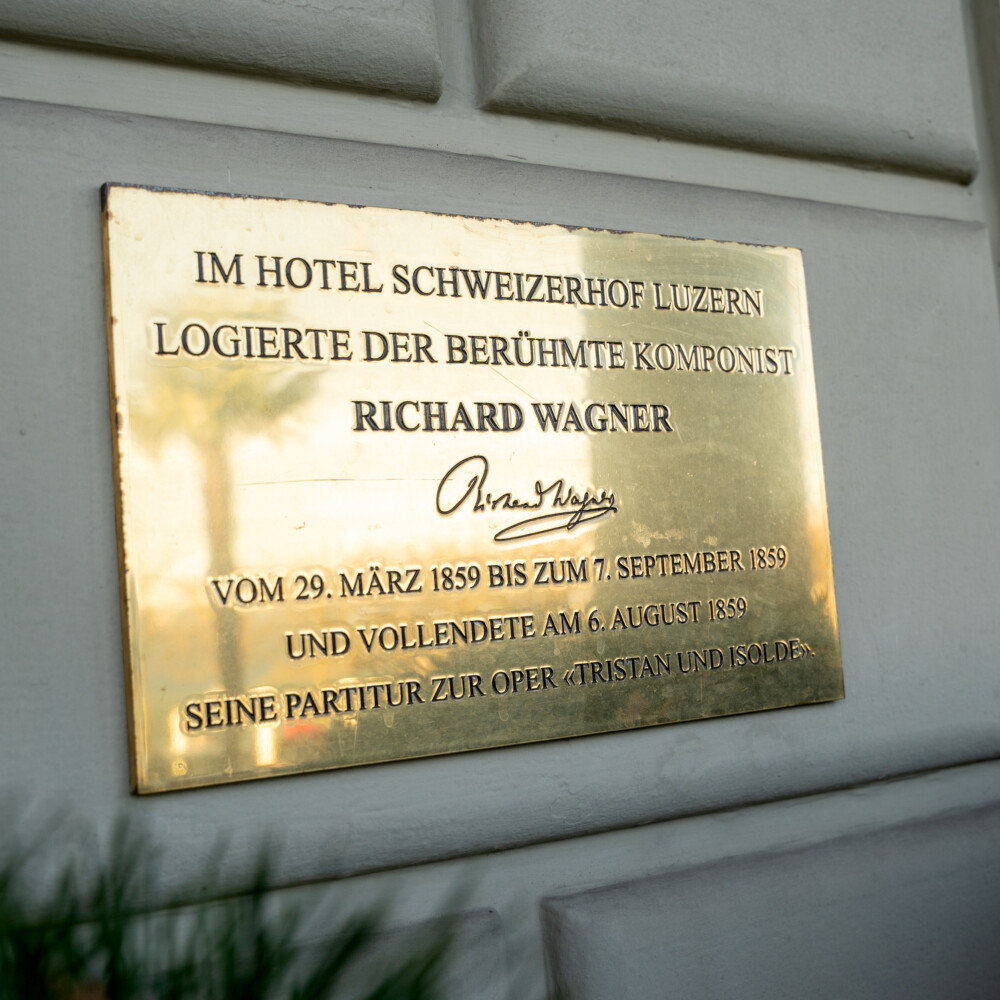 Als Richard Wagner im Hotel Schweizerhof Luzern Musikgeschichte schrieb