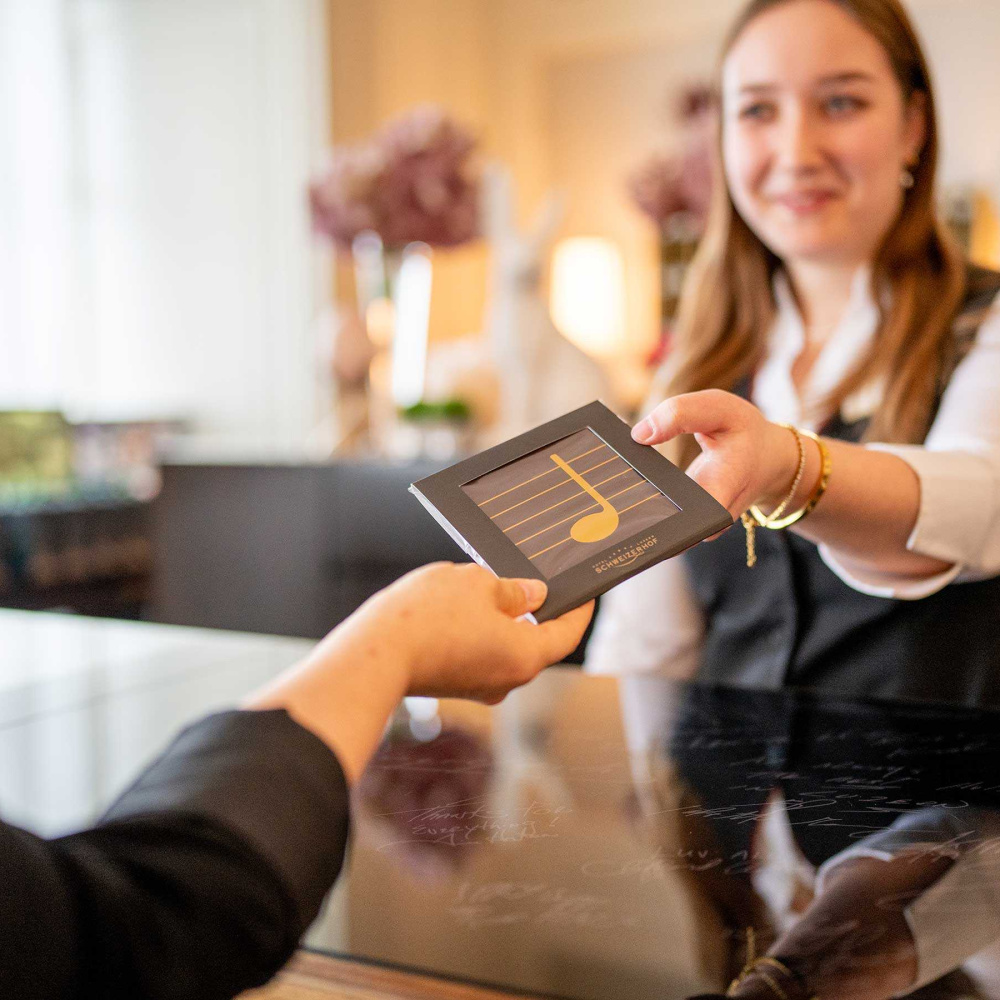 Ein süsser Abschied aus dem Hotel Schweizerhof Luzern