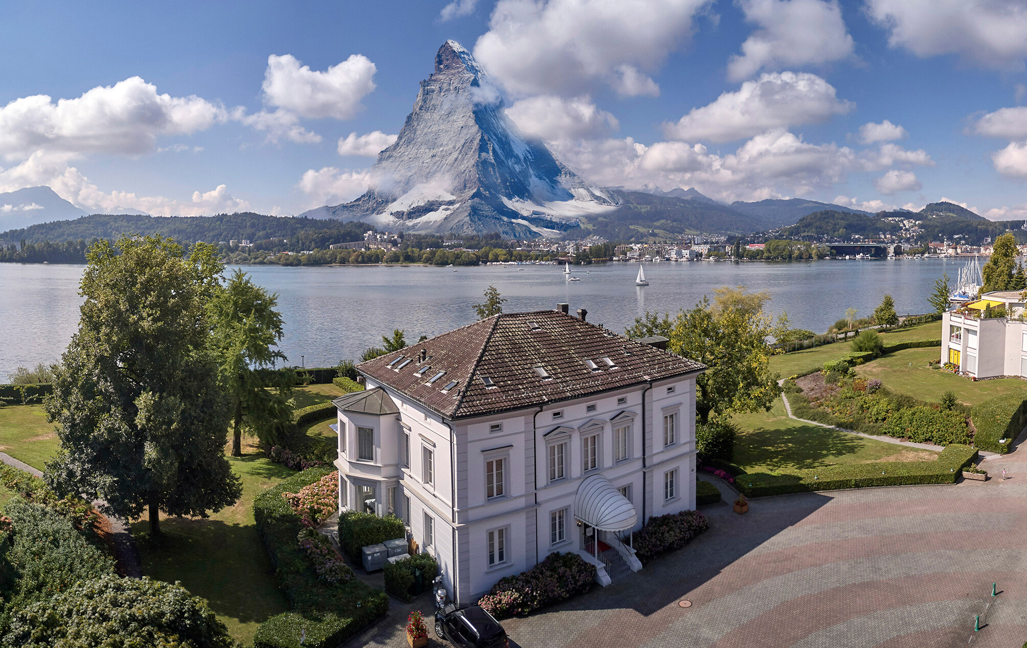 VILLA Matterhorn Bildmontage VILLA Schweizerhof