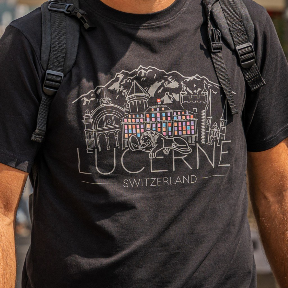 T shirt schwarz nahaufnahme
