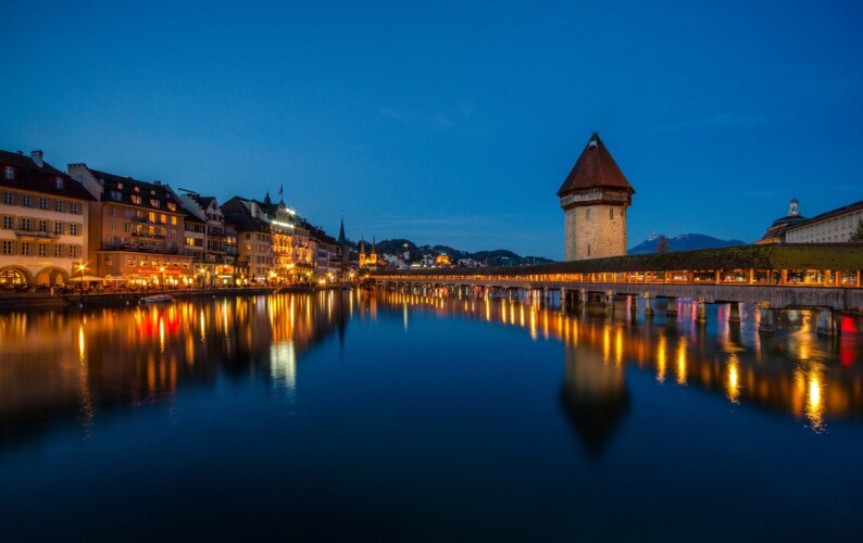 The «the city of lights» Lucerne